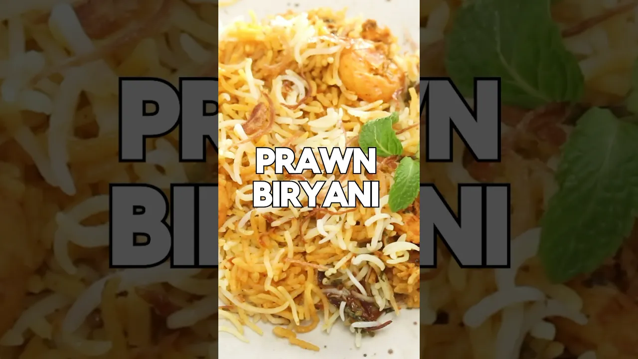 Prawn biryani kis kis ko pasand hai?  #biryanilovers #shorts #youtubeshorts