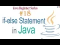 Java-18 - if else Statement in Java Branching in Java