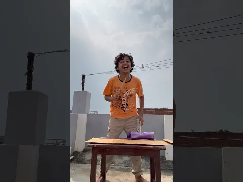 Hari Plays The Flute 🙏 Beats With Drumsticks, Cardboard and Bottle #shorts