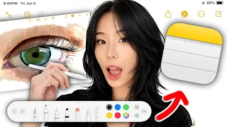 RECREATING MY ART in the NOTES APP