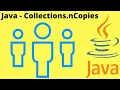 Java - Collections nCopies String Repeat Stream Generate API Example Code Demo InterviewDOT