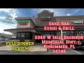 Sake Sushi Grill Kissimmee Florida Restaurant