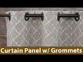 How to Sew a Curtain Panel With Grommets - Any Size