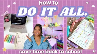 HOW TO MAKE TIME FOR EVERYTHING (back to school): stay productive, ADHD, time management, planning