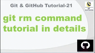 git rm command tutorial in details git interview question github