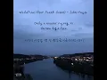 [가사/해석] Wildfire (feat. Frank Ocean) - John Mayer [lyrics/korean]