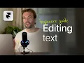 Framer Templates How to Edit Text A beginners guide