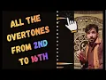 Lagu Vocal Overtones - from 2nd to 16th harmonic - Giovanni Bortoluzzi