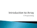77 - Array in C Programming