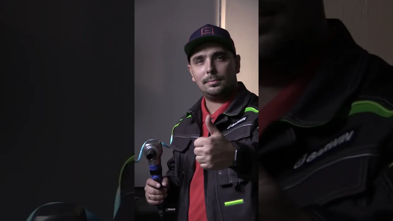 Гайковерт пневматический ударный 1/2" 610 Нм (62 кГм), угловой GARWIN ...