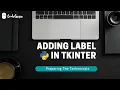 Best Python Tutorial in Hindi Adding Label in Tkinter Tutorial 45 - for beginners CodeGuru
