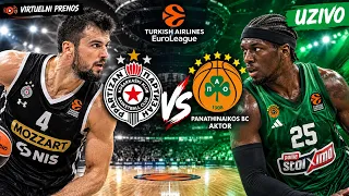 Partizan - Panathinaikos (Evroliga) UŽIVO - virtuelni prenos