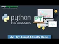 Python Exception Handling Using Try and Except Blocks