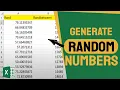 How to Generate Random Numbers In Excel 3 EASY METHODS