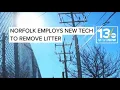 Norfolk employs new tech to remove litter