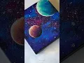 Galaxy painting technique
