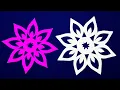 Easy Paper cutting for decor How to make paper cutting design decoration step by step