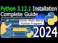 How to Install Python 3 12 1 on Windows 11 2024 Update Complete Guide