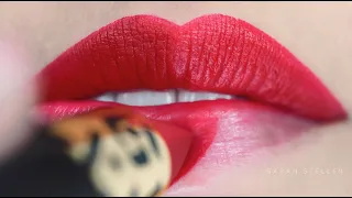Swatching: Gwen Stefani's TRUE RED Matte Lipstick Original Recipie.
