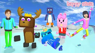 Yuta Mio Jadi Beruang Sultan Ke Snow Valley Kumpul 3 Kotak Rahasia🐻🐧 | Super Bear | Happy Alicia