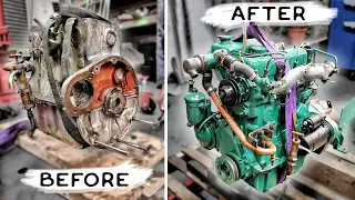 It’s Done! Mercedes OM636 Marine Diesel Engine Rebuild, Start to Finish | Wildlings Sailing
