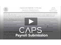 CAPS Payroll Submission