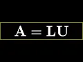 LU Decomposition Example - Linear Algebra