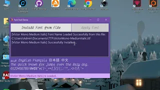 Delphi Setup Font from file