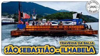 Travessia de Balsa de São Sebastião para Ilhabela (ida e volta)