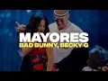 Download Lagu Bad Bunny, Becky G - Mayores (Letra/Lyrics)