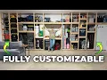 ULTIMATE DIY GARAGE STORAGE SYSTEM Fully Customizable