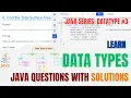 Master Data Types in Java Solve 4 Essential DSA Problems in 13 Minutes