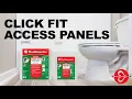 How to Install Fluidmaster Access Panels - Conceal wires cables plumbing etc in the wall