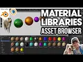 How to Create and Manage MATERIAL LIBRARIES in the Blender Asset Browser