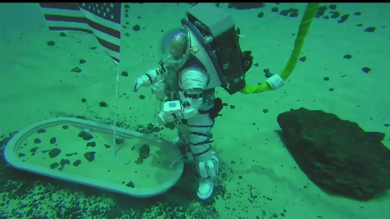 NASA Neutral Buoyancy Laboratory Z2 Suit Test Run Social Media Event - September 25, 2020