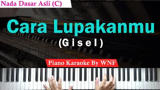 Download Gisel - Cara Lupakanmu Karaoke Female Key | Piano Karaoke + Chord MP3