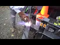 Big Tex 14LP Dump Trailer Traffic Cone Mount Using a Titanium Easy Flux 125