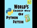 python pattern in square form or star pattern in square form