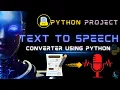 Vocalizer A Python Text To Speech Converter Project 02