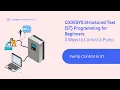 3 Ways to Control a Pump in Structured Text CODESYS Tutorial