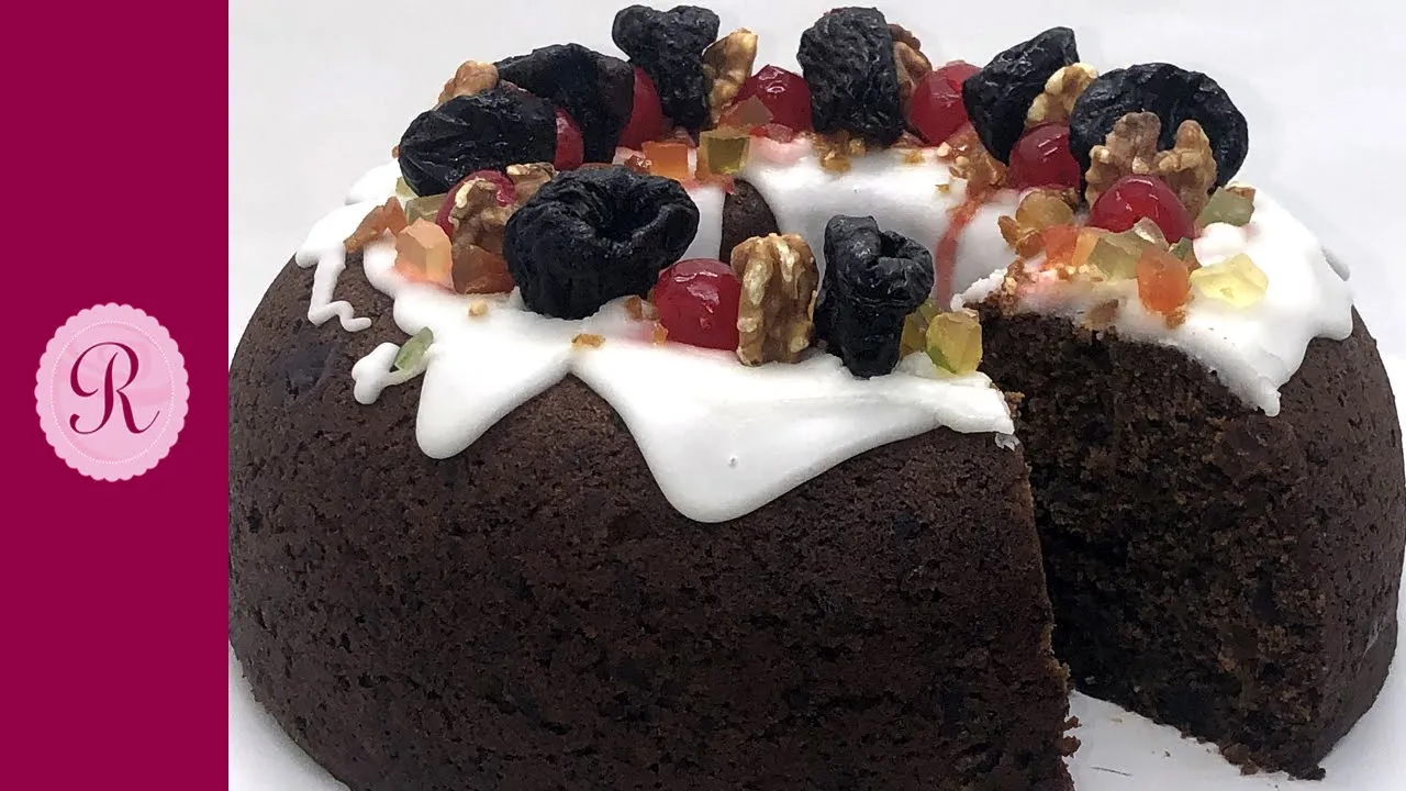 Bolo de aveia e frutas - Sem açúcar. 