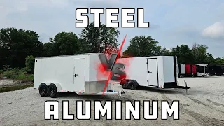 Steel VS Aluminum Enclosed Trailer Comparison