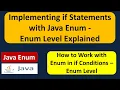 Implementing if Statements with Java enum - enum Level Explained enum in Java Java Tutorial