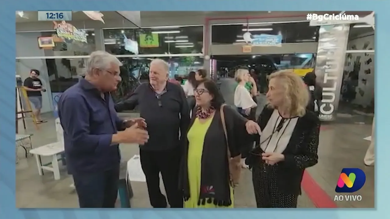 Ney Lopes: ex-governador Eduardo Moreira marca presença em abertura de exposição da Unesc