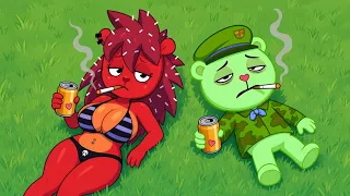 FLIPPY'S WEDDING HAPPY TREE FRIENDS ADULT CARTOONS CROSSOVERS - THE REAL BLACK HUMOR - EL PLEXPERO 