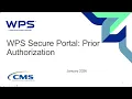 WPS Secure Portal Prior Authorization