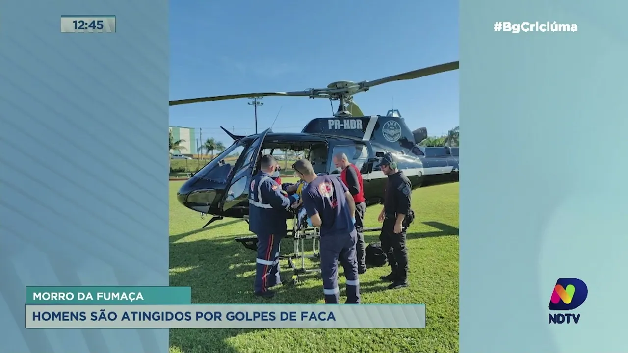 Giro de Notícias: homens são feridos por golpes de facas são socorridos pelo Sarasul