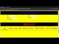 How to make Sample MarkSheet and total marks by using table tags in HTML and CSS Student result
