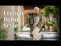 French boho chic senior women s fashion that merges free spirit with sophistication