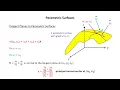 Multivariable Calculus 28 - Parametric Surfaces